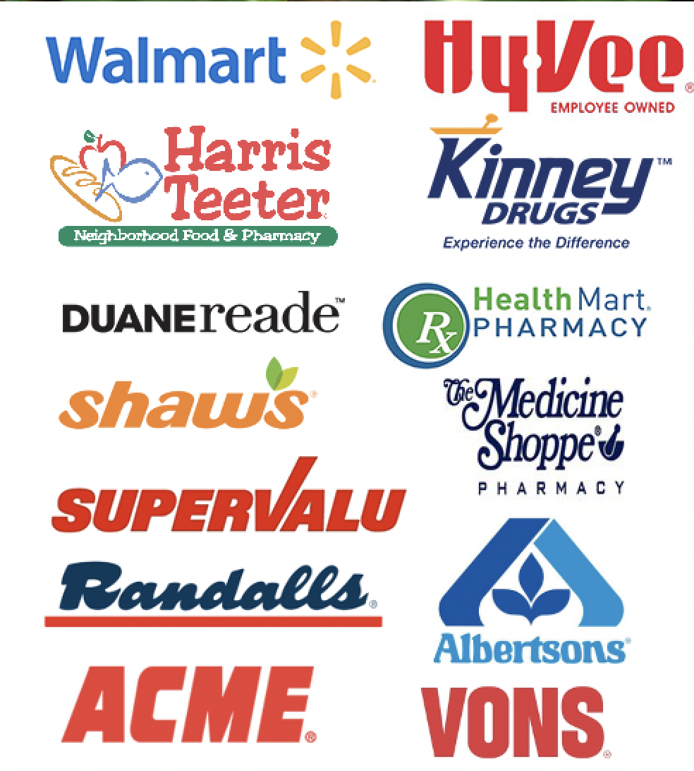 Zanfel Retailers including Walmart and Harris Teeter